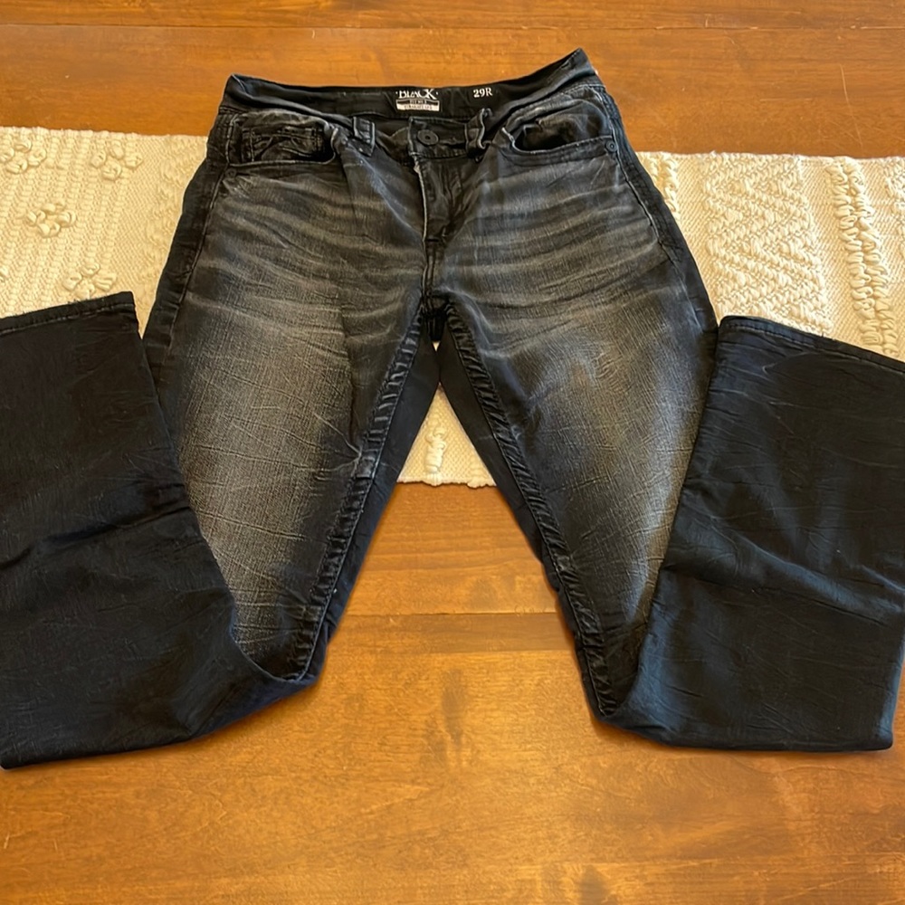 Men’s Buckle Black Straight Leg size 29R